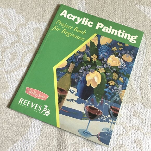2/$25 'Acrylic Painting: Project Book For Beginners' Softcover By Joan Hansen - Picture 1 of 6